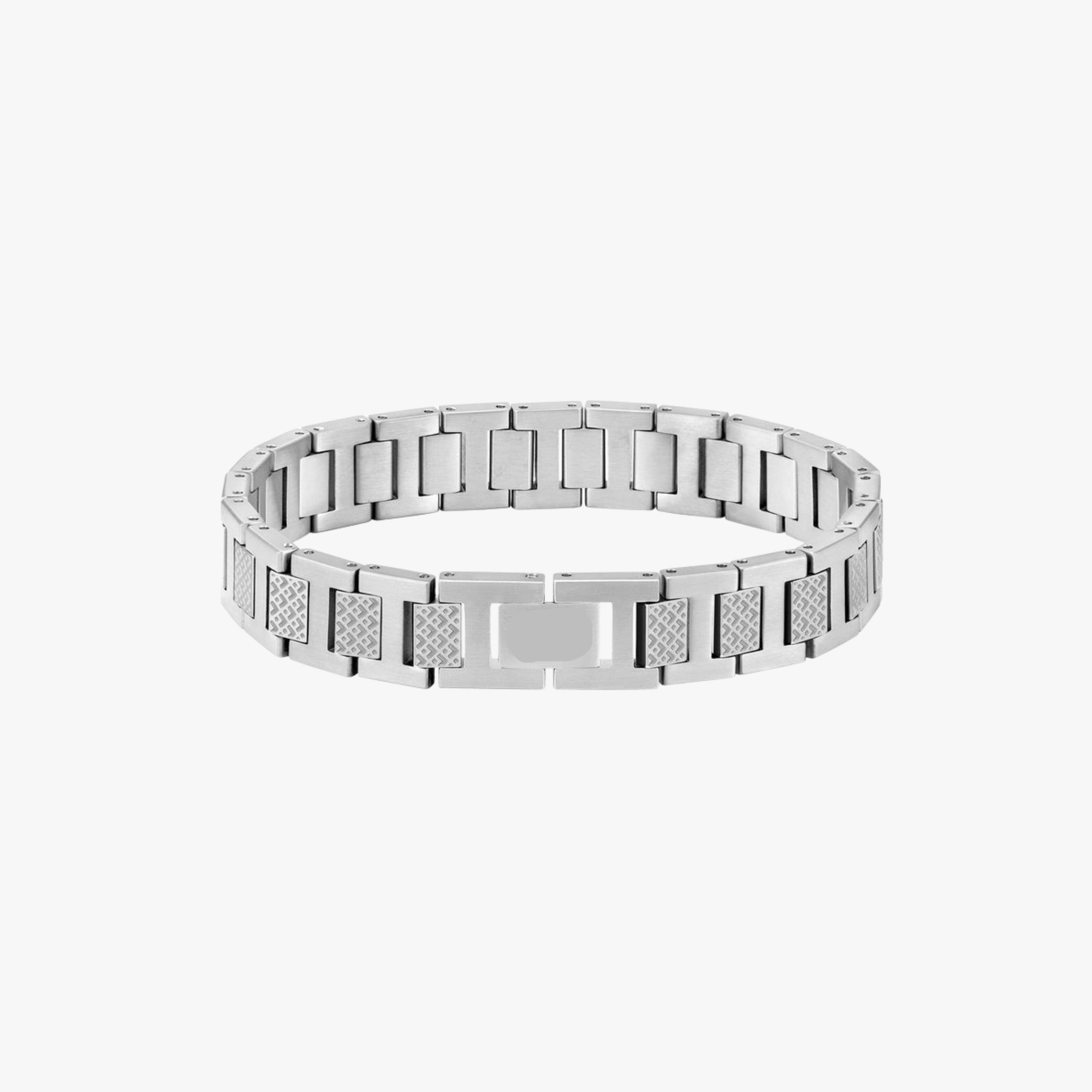 (STOCK) Brazalete Metropole Plateado