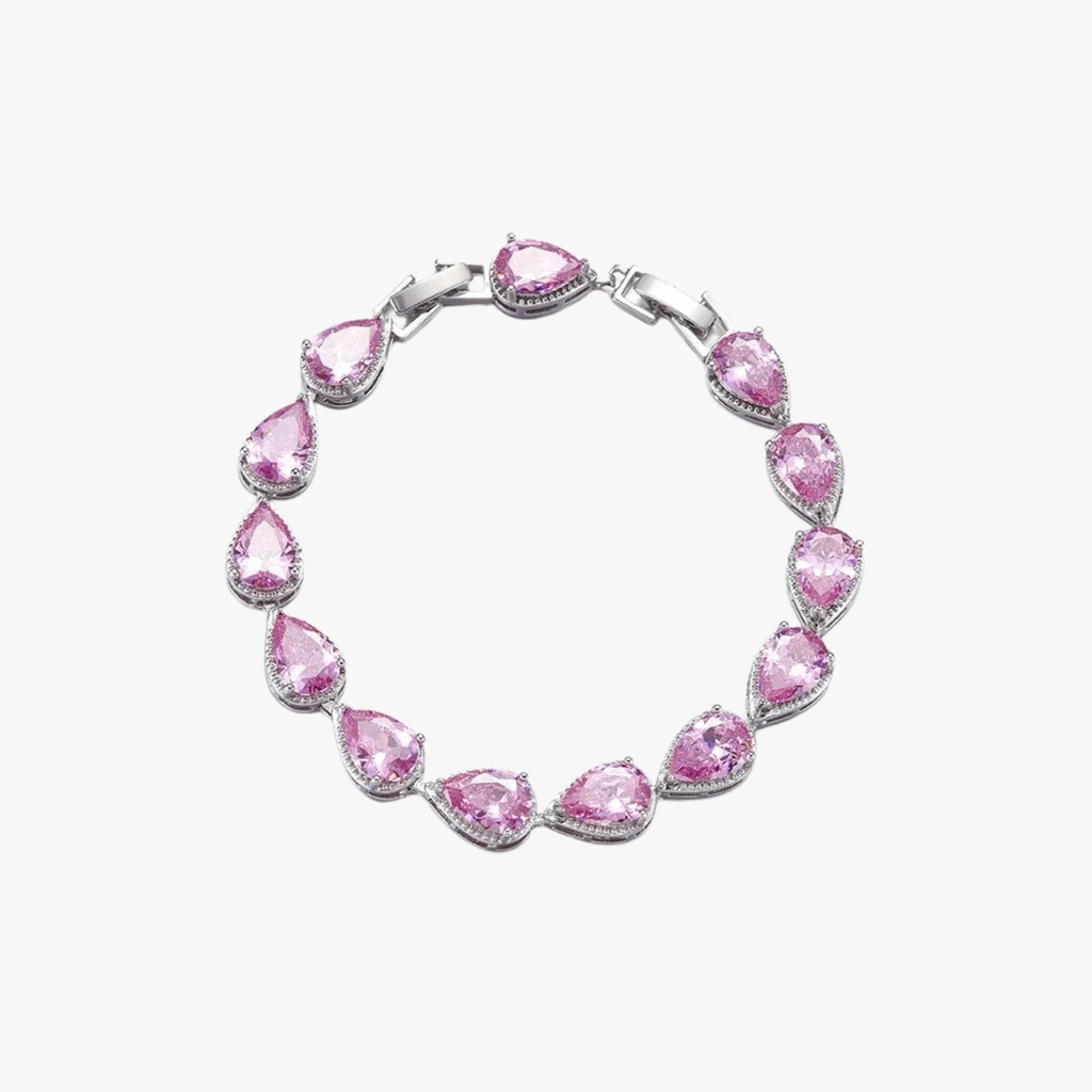 Pulsera Teardrop Rosa